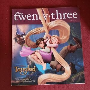 Disney Twenty Three Magazine with Tangled Cover